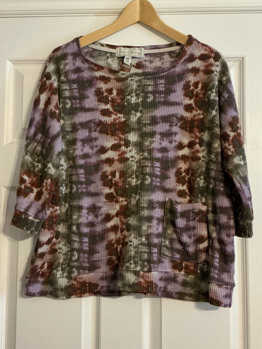 French Laundry Lavender, Olive & Rust Pullover